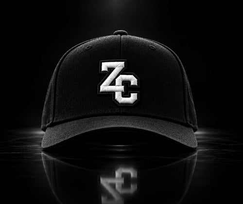 NO SHORTCUTZ ZC black A-frame hat front view